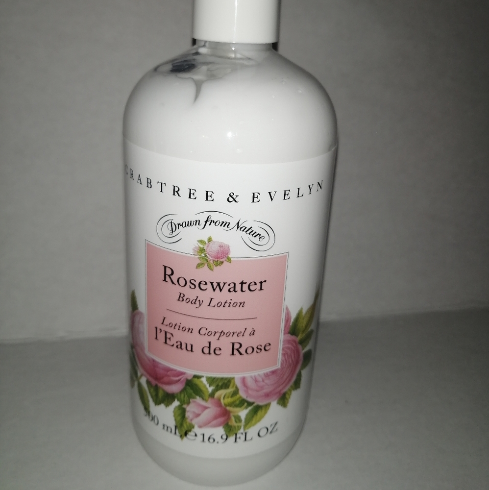 Crabtree and Evelyn NEW Rosewater Body Lotion 500ML